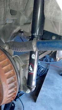 Installed Foxbody Tokico Strut